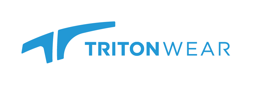 TritonWear Horizontal Logo - Blue